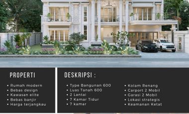 miliki segera hunian clasik modern ada kolam renang pribadi