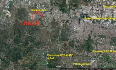 Tanah BUKIT PALMA Cluster 15x15 Citraland Pakal SURABAYA