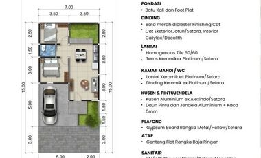 HOUSE FOR SALE IN GODEAN JOGJA, GODEAN ASANA RESIDENCE UNIT