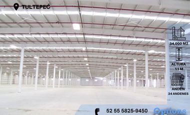 Amazing industrial warehouse in Tultepec for rent