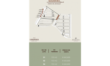 Lotes en Venta en Fraccionamiento Marboré, Haras del Bosque, Puebla