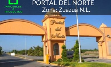 Portal del norte !er sector Zuazua N.L. Terreno en venta