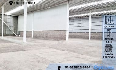 Rent now in Querétaro industrial warehouse