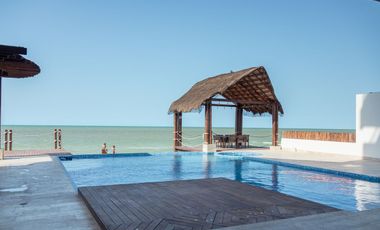 Departamentos en renta  frente a la playa, Chicxulub Puerto, amueblado