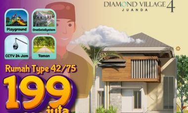 BIG RAMADHAN SALE! DIAMOND VILLAGE JUANDA 4, Rumah Super Nyaman dan Bebas Banjir