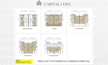 Capital Cove Ruko Highclass Facade Full Kaca di BSD City