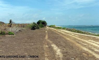 Tanah Tepi Pantai Batu Dagong Lombok View Sunset + Sunrise