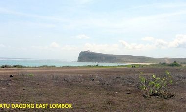 Tanah Tepi Pantai Batu Dagong Lombok View Sunset + Sunrise