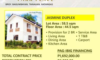 TANAUAN PARK PLACE AVAILABLE HOUSE AND LOT!!!!
