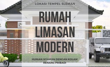 LIMASAN MODERN BONUS GAZEBO, ADA PRIVATE POOL DI SLEMAN KOTA