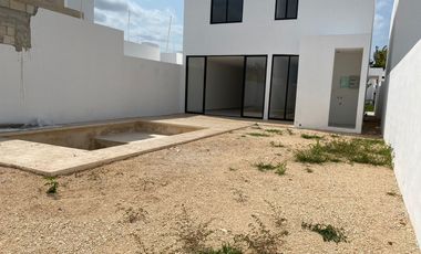 Venta de casa en Privada Botánico, Modelo 186, Conkal, Mérida