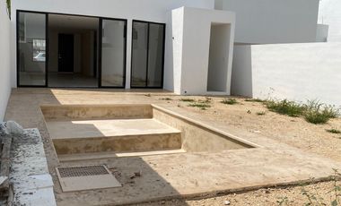 Venta de casa en Privada Botánico, Modelo 186, Conkal, Mérida
