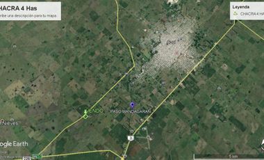 VENDO CHACRA EN AZUL, ZONA LA COLORADA SOBRE RUTA 51