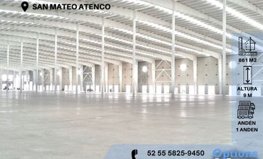 San Mateo Atenco, zona para rentar inmueble industrial