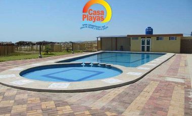 Vendo villa amoblada en Playas, ciudadela cerrada con salida al mar, piscina y seguridad