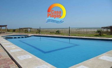 Vendo villa amoblada en Playas, ciudadela cerrada con salida al mar, piscina y seguridad