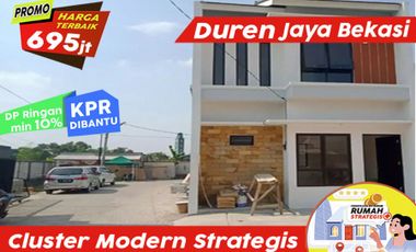 FREE BIAYA2 Cluster Modern Duren Jaya Bekasi Timur dkt Tol & Stasiun