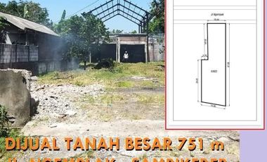 Jual Tanah Surabaya Barat NGANTONG Jl.Ngemplak Sambikerep