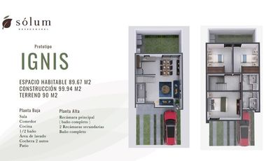 CASA EN VENTA  EN SÓLUM RESIDENCIAL