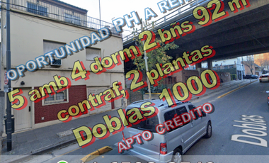 OPORTUNIDAD, A REFACCIONAR - PH en Venta en Parque Chacabuco 5 ambientes 4 dormitorios 2 baños 92 m2 contrafrente 2 plantas - Doblas 1000