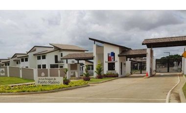 VENDO  CASA LB EN LA CHORRERA COSTA VERDE PUERTO MADERO 4R