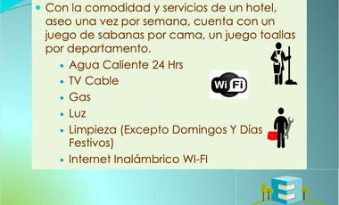 DEPARTAMENTO AMUEBLADO EN RENTA CHAPULTEPEC MORELIA PARA EJECUTIVOS