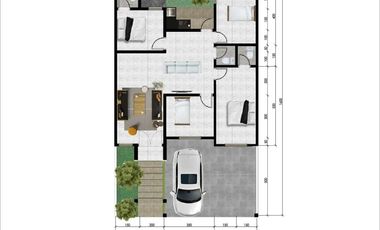 di Jual Rumah di Jalan Gulama Nangka Dekat Ke Liivng Word, Ska