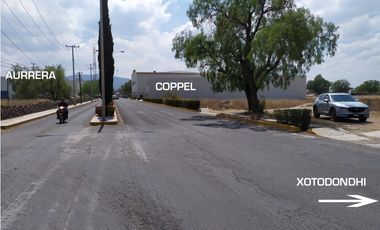 Amplio terreno comercial en excelente ubicación en Huichapan.