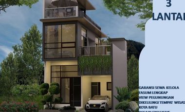 Rumah Villa Dijual Di Batu Malang Tipe 97 Pusat Kota Batu