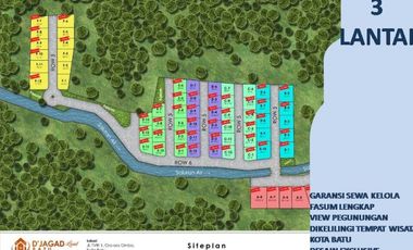 Rumah Villa Dijual Di Batu Malang Tipe 97 Pusat Kota Batu