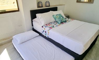 Alquiler por dias apto frente a la playa en el Rodadero