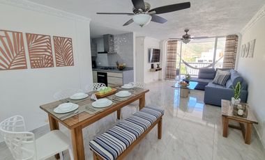 Alquiler por dias apto frente a la playa en el Rodadero