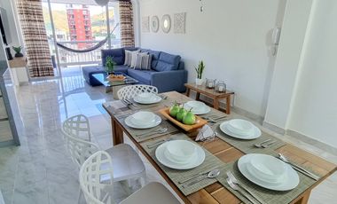 Alquiler por dias apto frente a la playa en el Rodadero