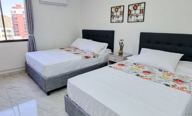 Alquiler por dias apto frente a la playa en el Rodadero