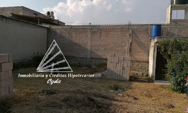 VENTA TERRENO EN AMADO NERVO  XAHUENTO TULTEPEC URBANIZADO