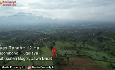 Dijual Tanah Di Cigombong Tugujaya Bogor View Pegunungan - Rp 350 Rb/m2