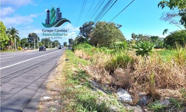 VENDO LOTE DE 3452M2 FRENTE INTERAMERICANA 149M2 BUGABA