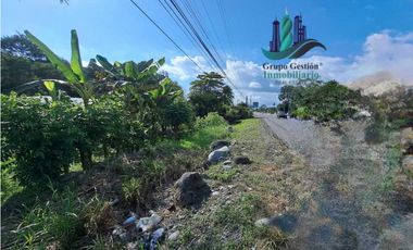 VENDO LOTE DE 3452M2 FRENTE INTERAMERICANA 149M2 BUGABA
