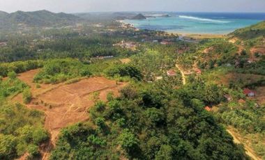 Hill land with view ocean in Kuta Lombok