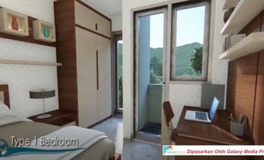 apartemen di antapani kodya bandung type 1 Badroom jawa barat