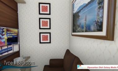 apartemen di antapani kodya bandung type 1 Badroom jawa barat