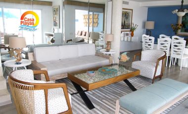 Departamento de Lujo Frente Al Mar de Venta en Playas, Ocean Club 286 m.