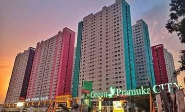 Apartemen tahunan free IPL green pramuka city Jakarta Pusat