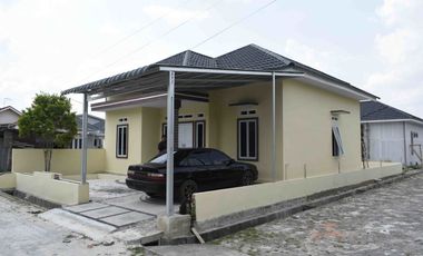 rumah inden di lingkungan cluster jalan delima belakang jumbo mart