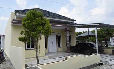 rumah inden di lingkungan cluster jalan delima belakang jumbo mart