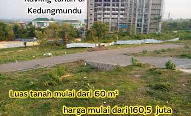Tanah Kavling Strategis tengah kota di kedungmundu Tembalang Semarang Selatan