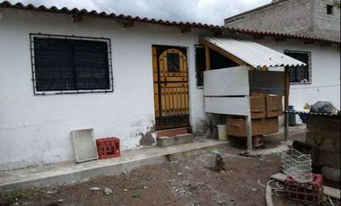 Venta de terreno con mediaguas en Otavalo en ciudadela Rumiñahui