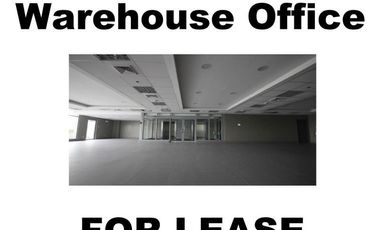 Warehouse Office Space for Rent in Kapitolyo, Pasig City
