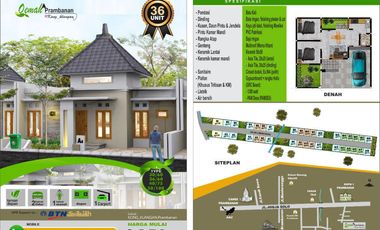 PERUMAHAN DEKAT STASIUN BRAMBANAN HARGA MURAH