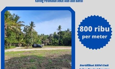 Tanah Pekarangan Dekat Alun-alun Bantul SHM Pecah Unit